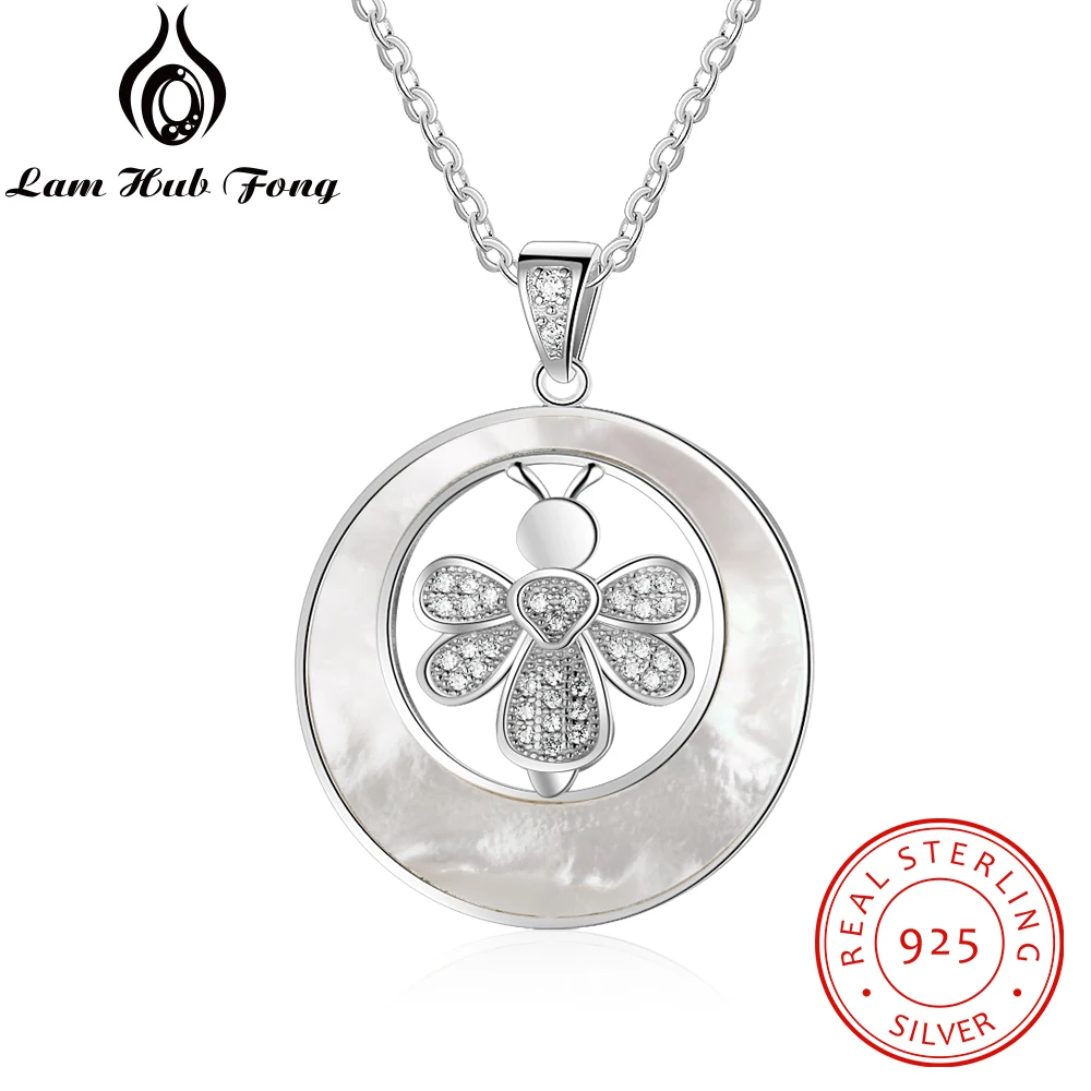 New Mother of Pearl Jewelry 925 Sterling Silver Pendant Necklaces for Women Bee Zircon Necklace Gift for Mother (Lam Hub Fong)
New Mother of Pearl Jewelry 925 Sterling Silver Pendant Necklaces for Women Bee Zircon Necklace Gift for Mother (Lam Hub Fong)