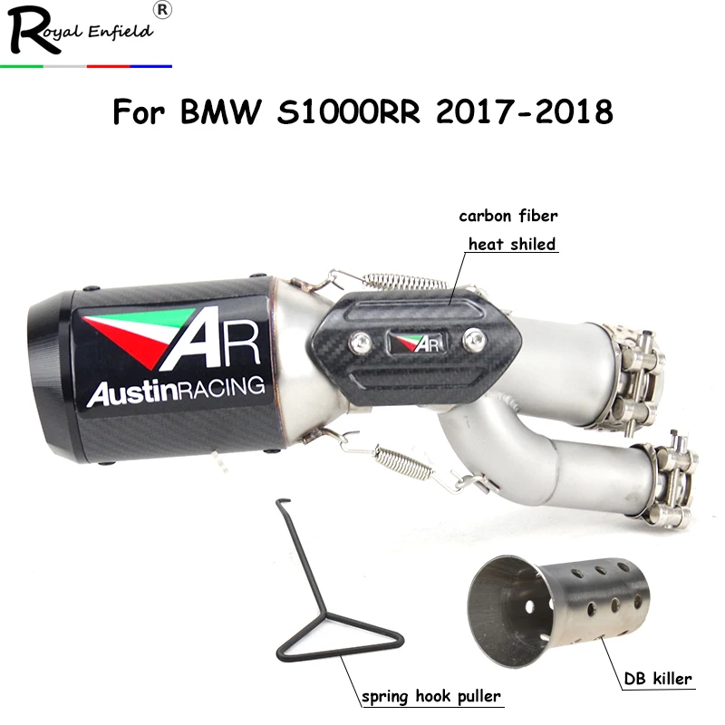 For BMW S1000RR S1000XR S1000R 2017 2018 Motorcycle 51mm Exhaust Middle Link Pipe Escape Connection Pipe System Connector
For BMW S1000RR S1000XR S1000R 2017 2018 Motorcycle 51mm Exhaust Middle Link Pipe Escape Connection Pipe System Connector