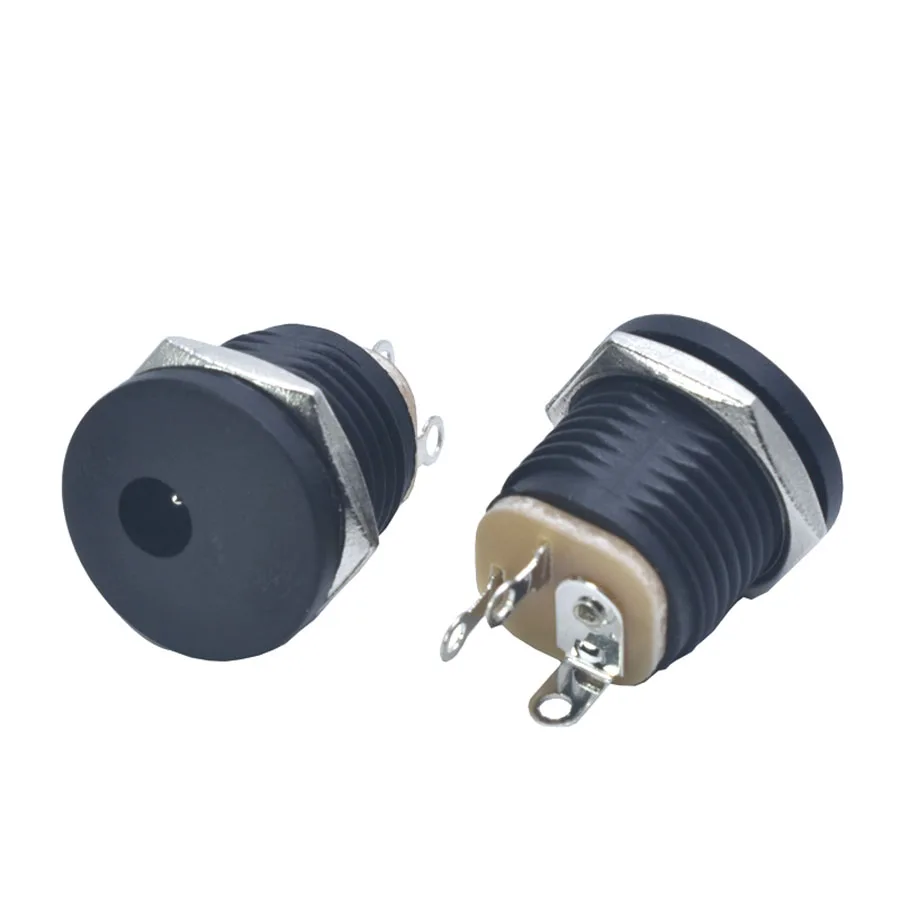 5pcs DC-022 3.5*1.35mm DC Power Socket Connector DC022 Panel Mounting Jack with Nut | Обустройство дома