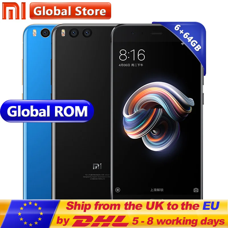 Xiaomi Mi Note 3 6GB 64GB Telephone Snapdragon S660 Octa Core 12.0MP 16.0MP 5.5 Inch 3500MAh Smartphone
Xiaomi Mi Note 3 6GB 64GB Telephone Snapdragon S660 Octa Core 12.0MP 16.0MP 5.5 Inch 3500MAh Smartphone