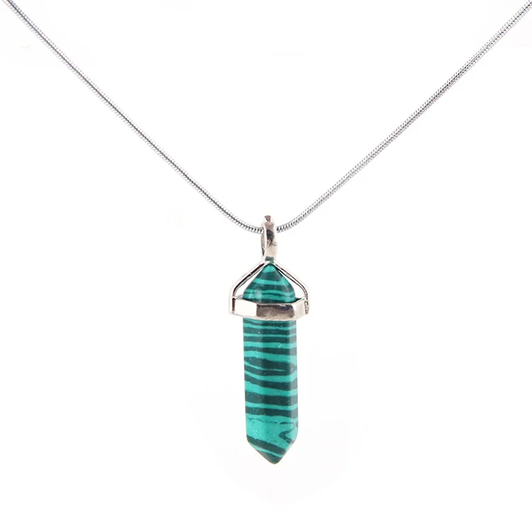 2015 Malachite Agate jasper Quartz Point Necklace pendant Sterling Silver Wire Wrapped Crystal Chakra Stone Power Healing Reiki
2015 Malachite Agate jasper Quartz Point Necklace pendant Sterling Silver Wire Wrapped Crystal Chakra Stone Power Healing Reiki