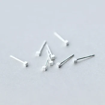 925 Sterling Sliver Tiny Cube Stud Earrings Women Dainty Square Small Stud Earrings Cute Mini Minimalist Earrings Girls Bijoux
925 Sterling Sliver Tiny Cube Stud Earrings Women Dainty Square Small Stud Earrings Cute Mini Minimalist Earrings Girls Bijoux
