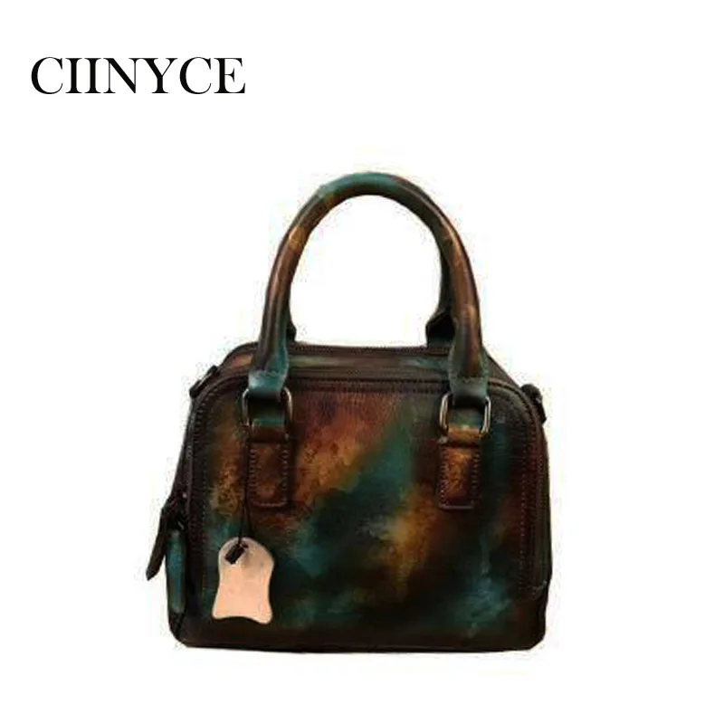Women's Handbag Retro Famous Brand Cow Leather Shoulder Bags Diagonal Imprint Messenger Single Strap Bags Top handel Totes
Women's Handbag Retro Famous Brand Cow Leather Shoulder Bags Diagonal Imprint Messenger Single Strap Bags Top handel Totes