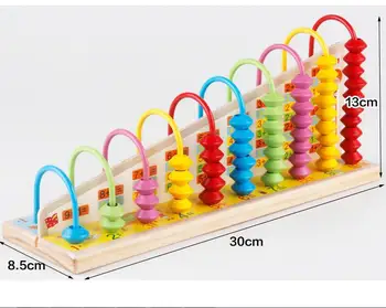Colorful 10 Row computing rack abacus math learning toys wooden game educational toys
Colorful 10 Row computing rack abacus math learning toys wooden game educational toys