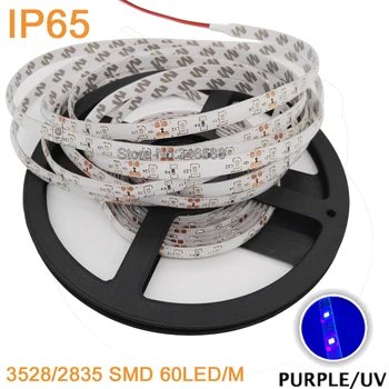 5m DC12V 3528 2835 60LED/M UV 395nm - 405nm Ultraviolet IP65 Waterproof Purple LED Flexible Strip Light Tape Black Lamp Lighting
5m DC12V 3528 2835 60LED/M UV 395nm - 405nm Ultraviolet IP65 Waterproof Purple LED Flexible Strip Light Tape Black Lamp Lighting