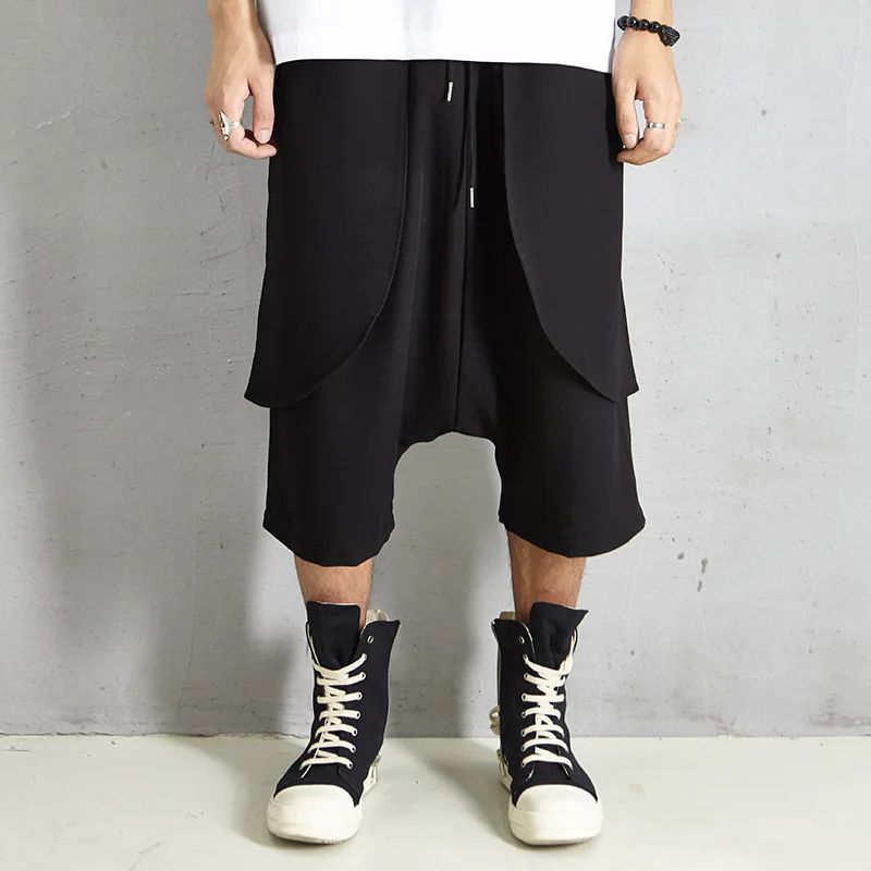 Men Fashion Casual Harem Pant Streetwear Hip Hop Low Crotch Loose Big Pocket Wide Leg Trousers Jogger Pant Black
Men Fashion Casual Harem Pant Streetwear Hip Hop Low Crotch Loose Big Pocket Wide Leg Trousers Jogger Pant Black