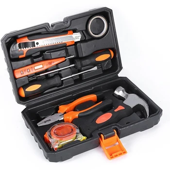 SHGO HOT-9Pcs Mixed General Hand Tool Kit, Mini Home Improvement Household Tools, Portable Repairing Tool Set, with Plastic To
SHGO HOT-9Pcs Mixed General Hand Tool Kit, Mini Home Improvement Household Tools, Portable Repairing Tool Set, with Plastic To