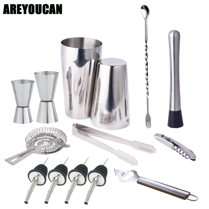 Shaker Barware Set 750ml 600ml 450ml- 13 Pieces Bartender Kit Includes shaker rack spoon pourer straw & ice tong Cocktail Shaker
Shaker Barware Set 750ml 600ml 450ml- 13 Pieces Bartender Kit Includes shaker rack spoon pourer straw & ice tong Cocktail Shaker