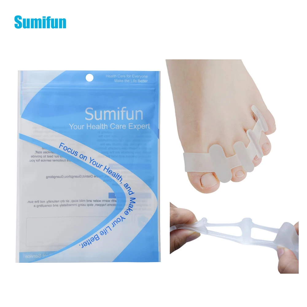 1pair Hallux valgus orthosis Toe overlap correction Hammertoe correction pad Beetle crusher bone Toe separator Massage Z32701
1pair Hallux valgus orthosis Toe overlap correction Hammertoe correction pad Beetle crusher bone Toe separator Massage Z32701