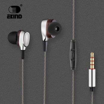 EKIND Wired Earphones Sport Headset HiFi Music Noise Cancelling Stereo Quad-nuclear Bass Shock Original With Mic 
EKIND Wired Earphones Sport Headset HiFi Music Noise Cancelling Stereo Quad-nuclear Bass Shock Original With Mic