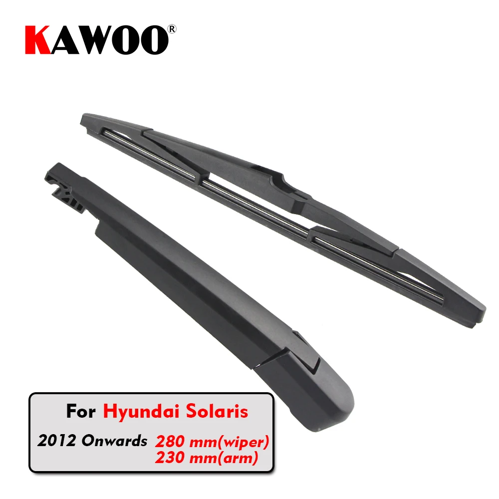 KAWOO Car Rear Wiper Blades Back Window Wipers Arm For Hyundai Solaris Hatchback (2012 Onwards) 280mm Auto Windscreen Blade
KAWOO Car Rear Wiper Blades Back Window Wipers Arm For Hyundai Solaris Hatchback (2012 Onwards) 280mm Auto Windscreen Blade