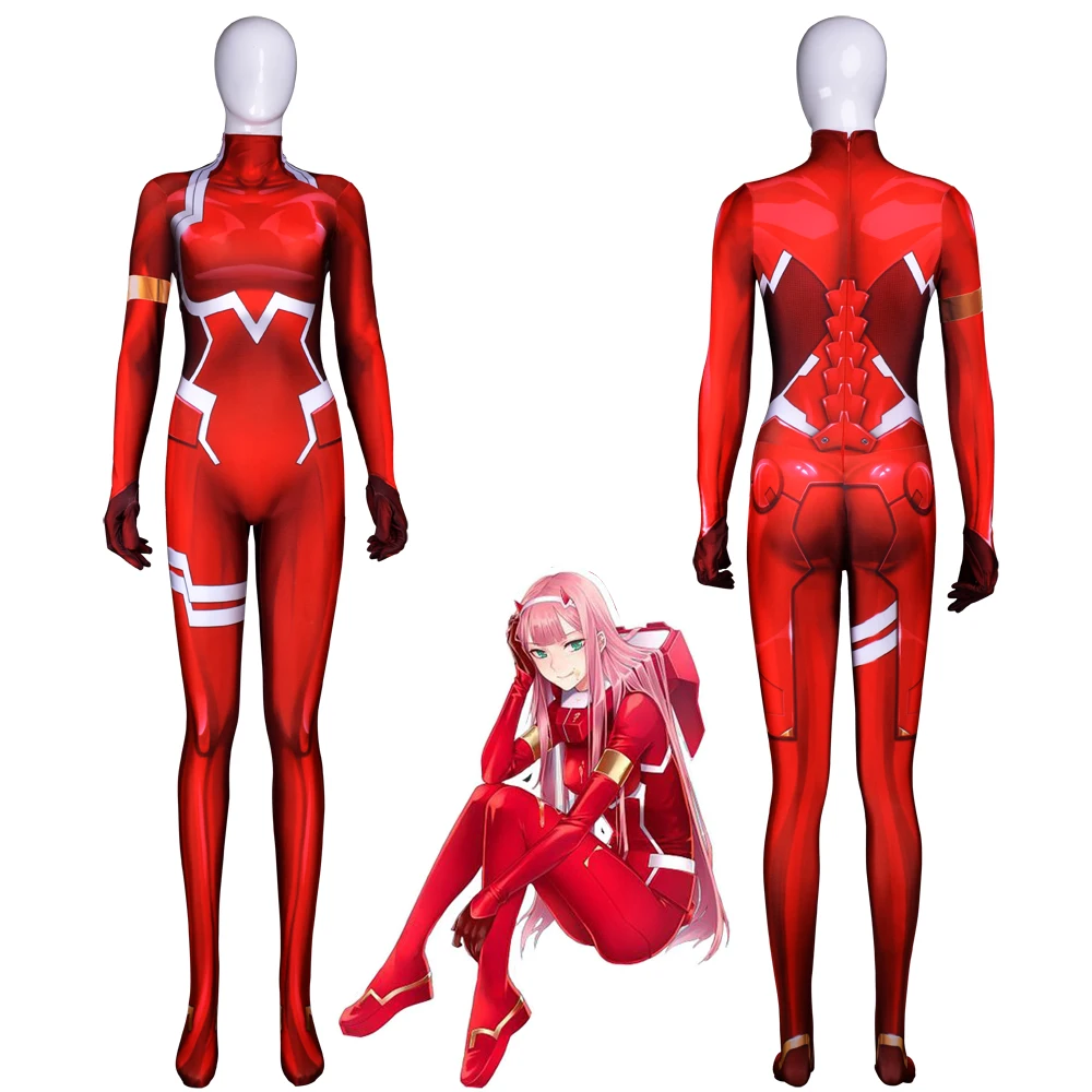 Darling in the frankxx 02 Zero Two bodysuit Cosplay Costumes 3D Printed Zentai Suit Halloween Catsuit
Darling in the frankxx 02 Zero Two bodysuit Cosplay Costumes 3D Printed Zentai Suit Halloween Catsuit