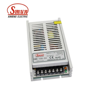 SMUN SMB-100-24 100W Ultra Thin Single Output Switching Power Supply 24V 4A AC-DC Slim Led Driver
SMUN SMB-100-24 100W Ultra Thin Single Output Switching Power Supply 24V 4A AC-DC Slim Led Driver