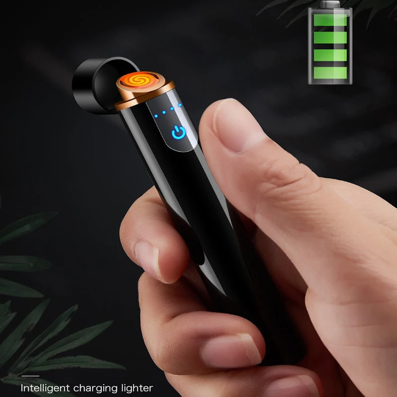 2019 USB Lighter Charging Sensor Touch Screen Electronic Tungsten Flameless Rechargeable Windbreak For Men Women Gift
2019 USB Lighter Charging Sensor Touch Screen Electronic Tungsten Flameless Rechargeable Windbreak For Men Women Gift