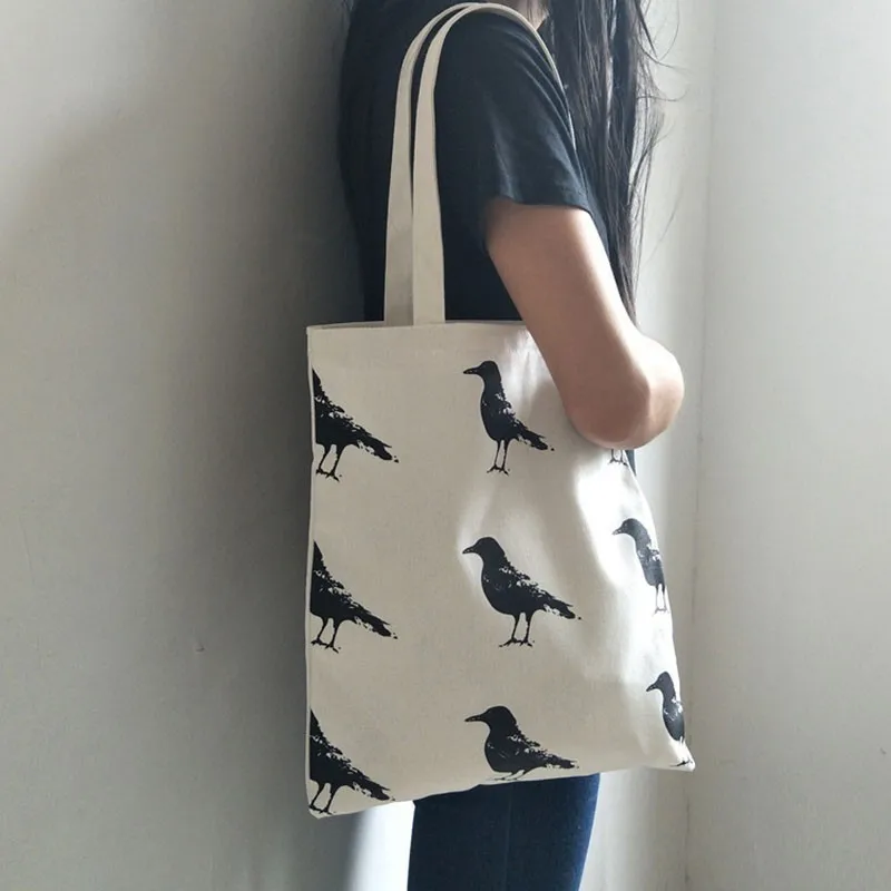 Women Canvas Shopping Bags White Foldable Cloth Cotton Bag Female Tote Shoulder Bag Reusable Eco Shopper Bag Bolsa Feminina
Women Canvas Shopping Bags White Foldable Cloth Cotton Bag Female Tote Shoulder Bag Reusable Eco Shopper Bag Bolsa Feminina