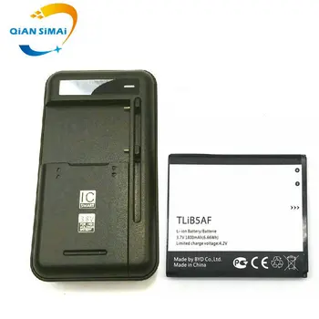 New 1PCS Universal battery Charger + 1PCS TLiB5AF 1800mAh High quality TCL Neel 997D OT-997 OT997 Mobile Phone
New 1PCS Universal battery Charger + 1PCS TLiB5AF 1800mAh High quality TCL Neel 997D OT-997 OT997 Mobile Phone