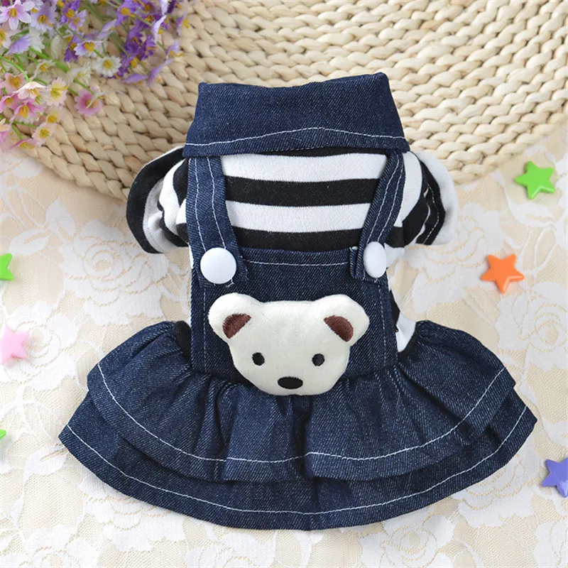 New Striped Denim Dog Clothes Cute Dog Coat Jacket for Small Medium Dogs Pet Clothing Yorkies Chihuahua Teddy Jumpsuit Clothes
New Striped Denim Dog Clothes Cute Dog Coat Jacket for Small Medium Dogs Pet Clothing Yorkies Chihuahua Teddy Jumpsuit Clothes