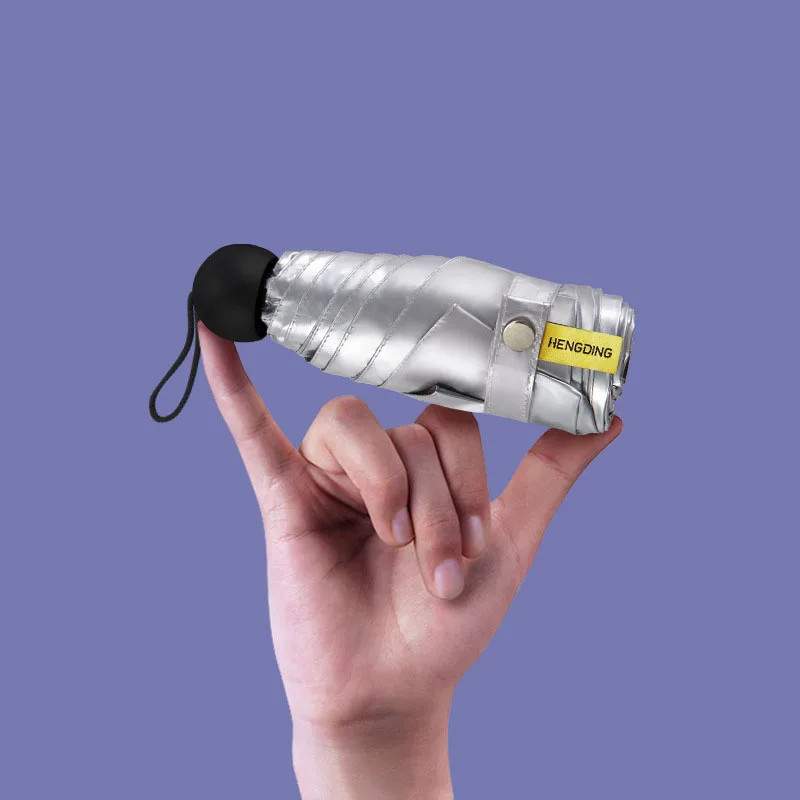 T.S.C Technical Coating Peptide Silver Mini Sun UV Umbrella Folding Pocket Parasol Sunny Rainy Portable Travel Summer Gift Girls
T.S.C Technical Coating Peptide Silver Mini Sun UV Umbrella Folding Pocket Parasol Sunny Rainy Portable Travel Summer Gift Girls