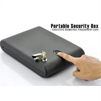 Fingerprint Safe Gun Box Solid Steel Security Key Valuables Jewelry Box Protable Security Biometric Fingerprint Safes Strongbox
Fingerprint Safe Gun Box Solid Steel Security Key Valuables Jewelry Box Protable Security Biometric Fingerprint Safes Strongbox