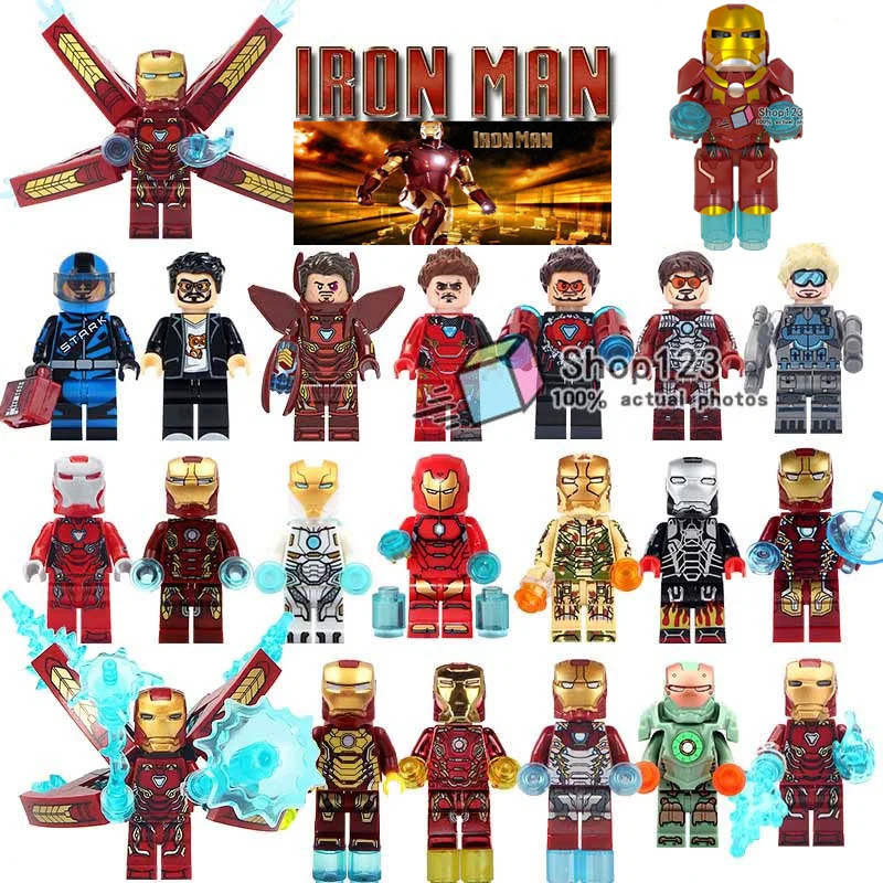 Single Sale Legoing Golden Iron Man Marvel Super Heroes Model Collection Avengers Building Blocks Toys for Children Friends
Single Sale Legoing Golden Iron Man Marvel Super Heroes Model Collection Avengers Building Blocks Toys for Children Friends