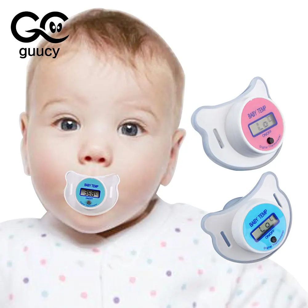 Guucy Baby Thermometer LCD Digital Mouth Nipple Pacifier Termometro Testa Infants Temperature Health Care Thermometer for Kids
Guucy Baby Thermometer LCD Digital Mouth Nipple Pacifier Termometro Testa Infants Temperature Health Care Thermometer for Kids