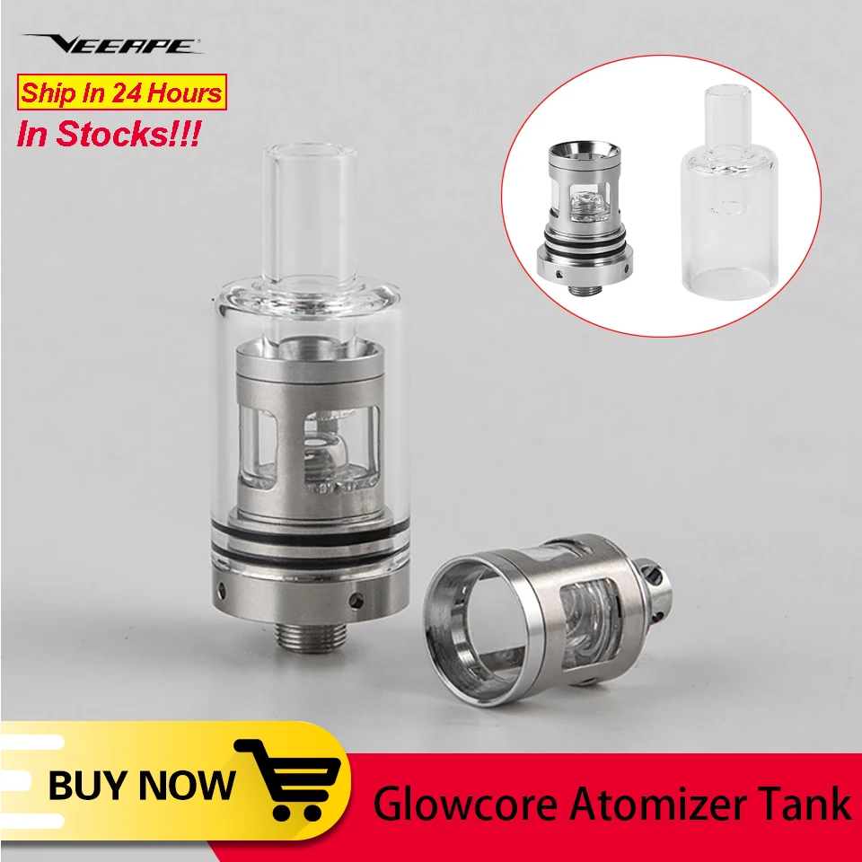 Original Veeape Quarta Glowcore Atomizer Tank Wax Quartz Boiler Core Heating Dry Herb Vaporizer For 510 Thread 15-40w Mod
Original Veeape Quarta Glowcore Atomizer Tank Wax Quartz Boiler Core Heating Dry Herb Vaporizer For 510 Thread 15-40w Mod
