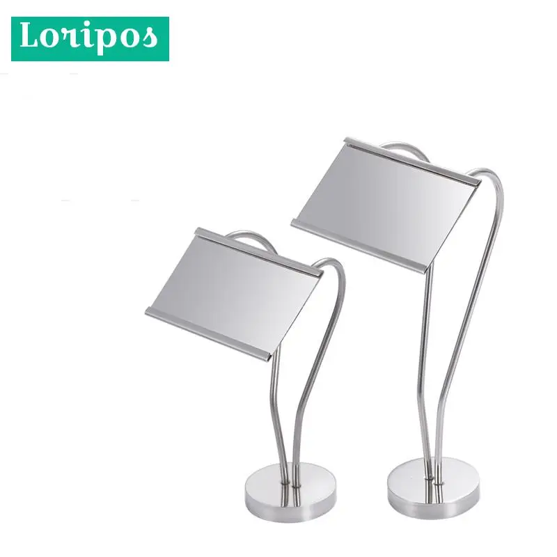 Silvery Metal Name Card Display Table Stand Sea Food Store Price Label Holder Stand Sign Memo Price Tag POP Clip Tag Frame Rack
Silvery Metal Name Card Display Table Stand Sea Food Store Price Label Holder Stand Sign Memo Price Tag POP Clip Tag Frame Rack