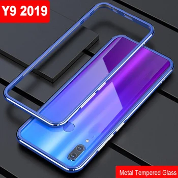 Blue Aluminum Metal Frame Hard Clear Tempered Glass Cases For Huawei Y9 2019 Back Cover For Huawei Y 9 2019 Protective Case
Blue Aluminum Metal Frame Hard Clear Tempered Glass Cases For Huawei Y9 2019 Back Cover For Huawei Y 9 2019 Protective Case