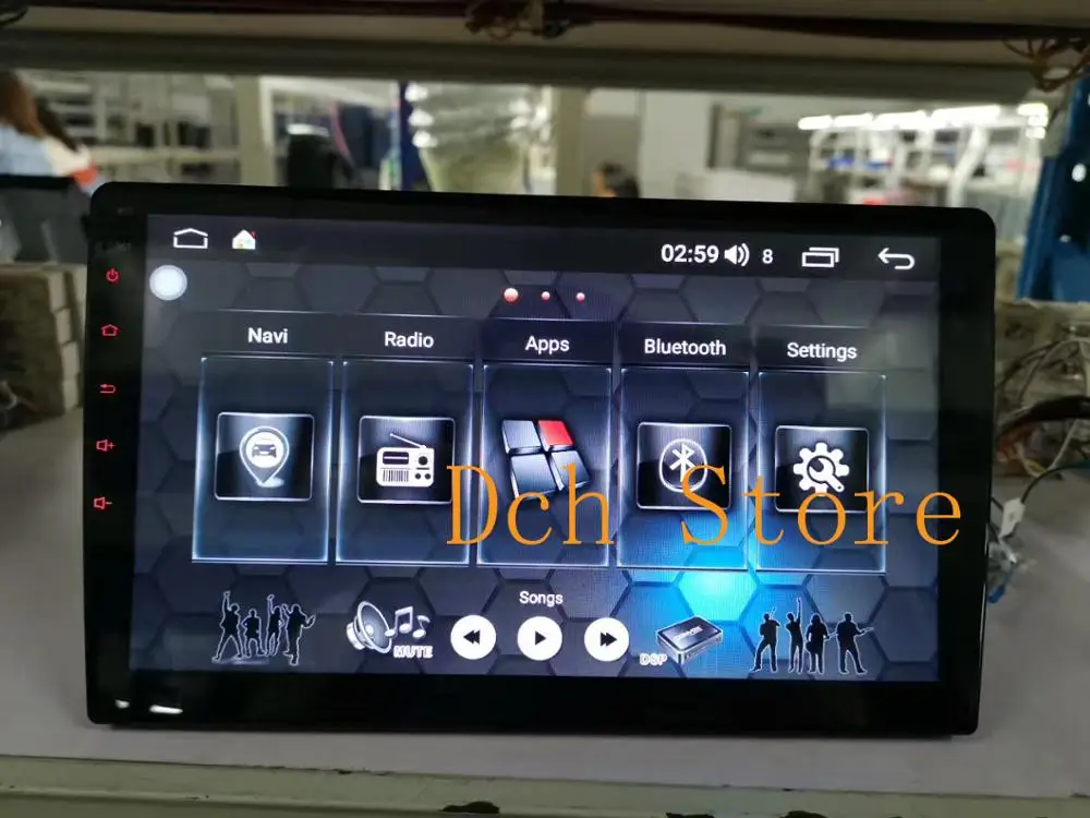 10.1/9 inch 2.5D IPS touchscreen Android 8.1 Car DVD Player GPS radio universal navigation 8 core build in DSP 32EQ single 1 din
10.1/9 inch 2.5D IPS touchscreen Android 8.1 Car DVD Player GPS radio universal navigation 8 core build in DSP 32EQ single 1 din