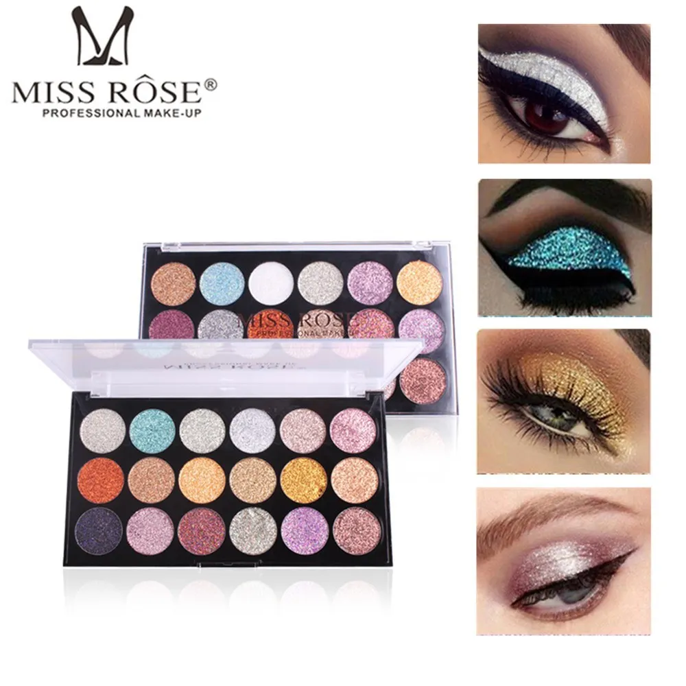 MISS ROSE 18 Colors Glitter Eyeshadow Palette Waterproof Shiny Pigment Eye Shadow Palette Eyes Makeup Cosmetics for Women Beauty
MISS ROSE 18 Colors Glitter Eyeshadow Palette Waterproof Shiny Pigment Eye Shadow Palette Eyes Makeup Cosmetics for Women Beauty