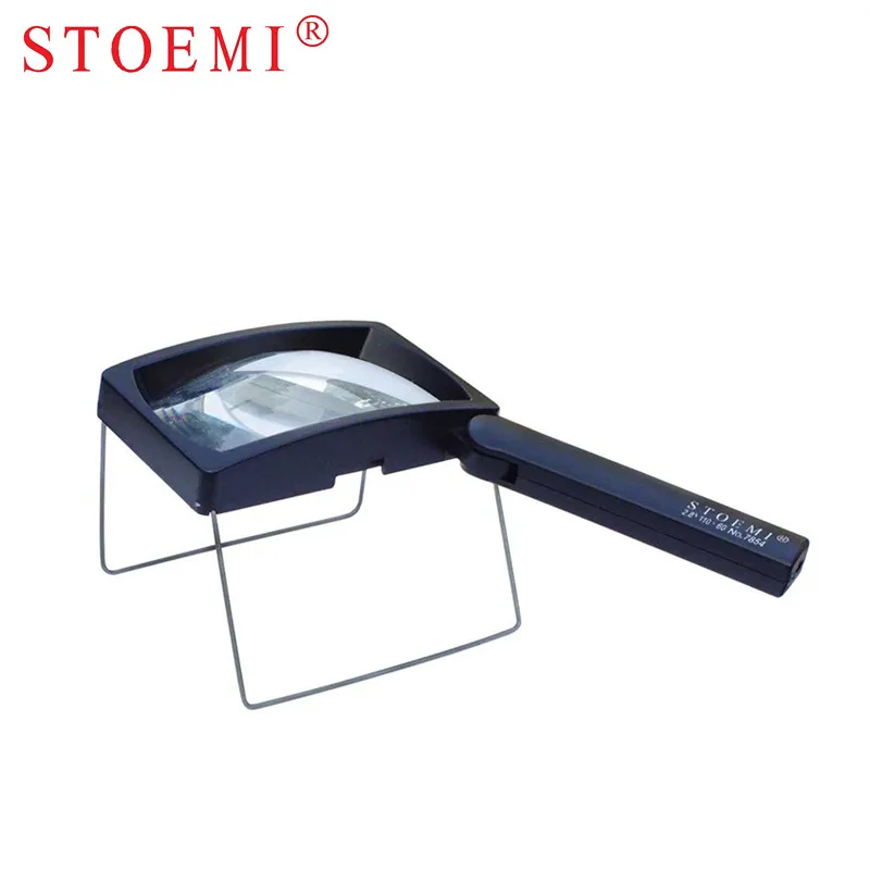 STOEMI 7854 2.8X Rechargeable 4 LED Desk Top & Handheld Folding Magnifier Desk Lamp Magnifying Glass Optical Tool for Reading
STOEMI 7854 2.8X Rechargeable 4 LED Desk Top & Handheld Folding Magnifier Desk Lamp Magnifying Glass Optical Tool for Reading