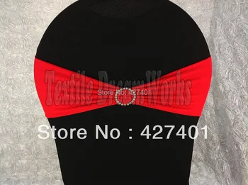 Hot Sale Red Spandex Bands / Lycra Band /Chair Covers Sash With Round Diamond Buckle For Wedding & Banquet
Hot Sale Red Spandex Bands / Lycra Band /Chair Covers Sash With Round Diamond Buckle For Wedding & Banquet