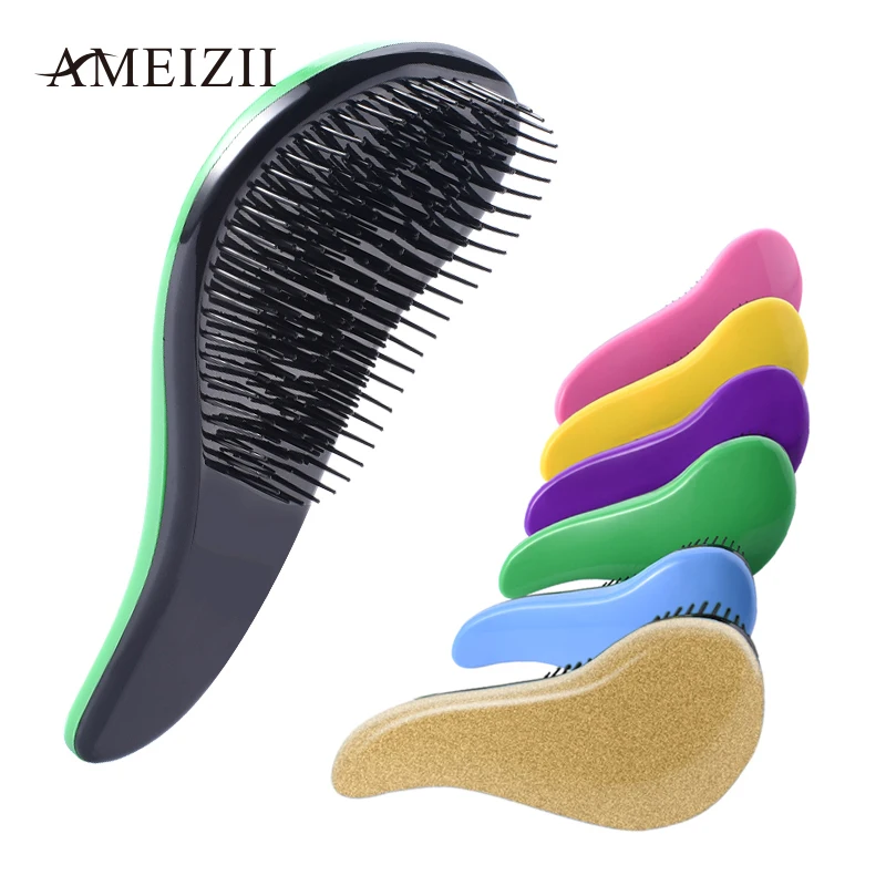 AMEIZII Magic Hair Combs Anti-static Handle Shower Hair Brush Tangle Detangling Massage Hairbrush Combs Salon Hair Styling Tool
AMEIZII Magic Hair Combs Anti-static Handle Shower Hair Brush Tangle Detangling Massage Hairbrush Combs Salon Hair Styling Tool
