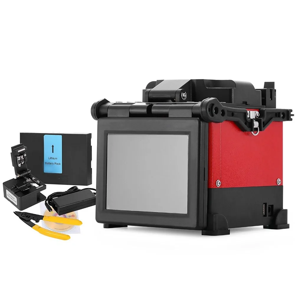 Fusion Splicer 5Inch LED Fiber Optic Splicing Machine Optical Fiber JW4108S FTTH High Precision Fusion Splicer Kit with Optical
Fusion Splicer 5Inch LED Fiber Optic Splicing Machine Optical Fiber JW4108S FTTH High Precision Fusion Splicer Kit with Optical