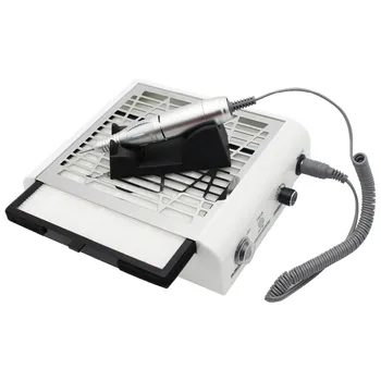 2019 New Strong Power Nail Dust 2 in 1 Electric Nail Drill Art Dust Collector Suction Machine Desk Nail Art Equipment Nail Drill