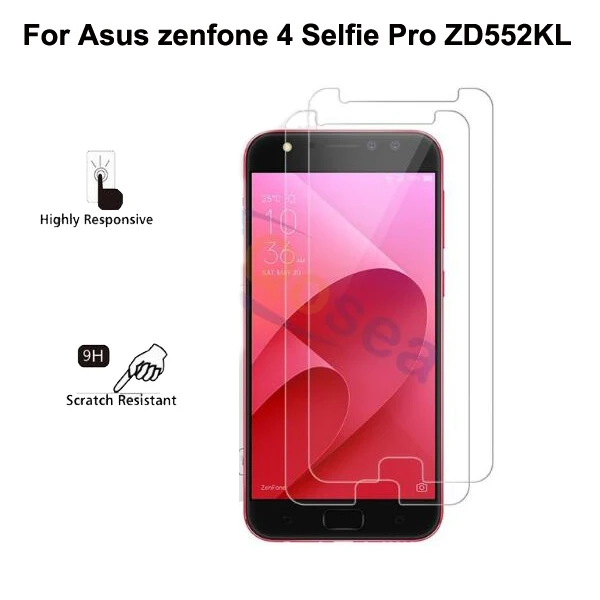 Ультратонкое закаленное стекло премиум-класса для Asus zenfone 4 selfie pro ZD552KL защитная