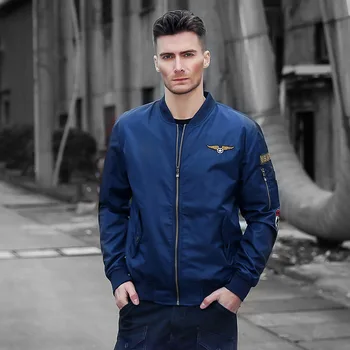 2019 New Winter Air Force One MA01 Bomber jacket Men Fahion Stand Collar Warm Pilot Jackets Hip Hop Baseball Uniform Parka Coats
2019 New Winter Air Force One MA01 Bomber jacket Men Fahion Stand Collar Warm Pilot Jackets Hip Hop Baseball Uniform Parka Coats