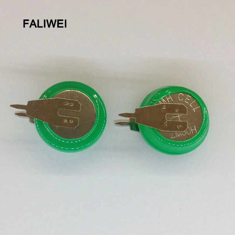 2pcs/lot Original Brand New 1.2V 80mAh Ni-MH Rechargeable Button Cell Battery Ni MH Batteries With Pins
2pcs/lot Original Brand New 1.2V 80mAh Ni-MH Rechargeable Button Cell Battery Ni MH Batteries With Pins