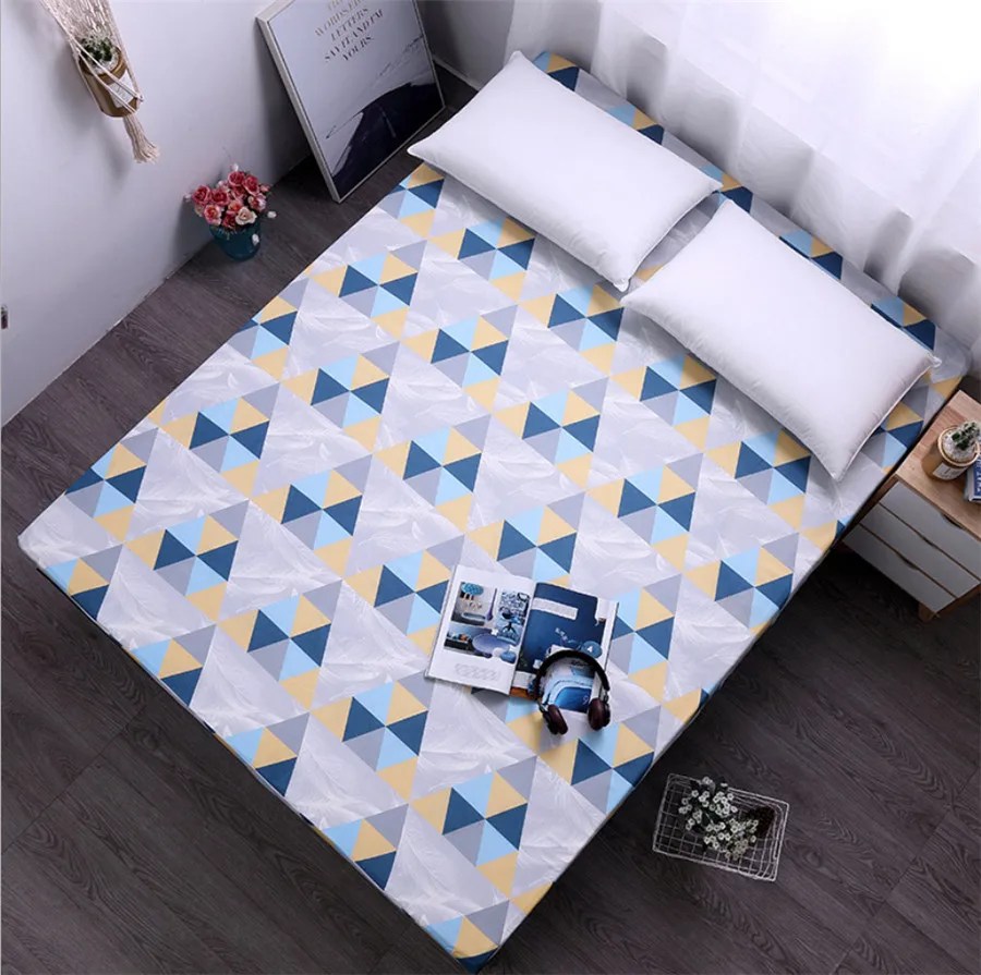 Multiple Sizes Polyester Mattress Protector Geometric Patterns Nordic style Bed Cover Air-Permeable & Machine-washable Bed Cover
Multiple Sizes Polyester Mattress Protector Geometric Patterns Nordic style Bed Cover Air-Permeable & Machine-washable Bed Cover