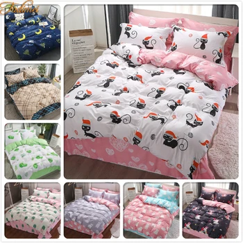 NEW Cute Animal Cat Kitty Pattern Duvet Cover 3/4 pcs Bedding Sets Kids Child Adult Soft Cotton Bed Linens Bedclothes Bedspreads
NEW Cute Animal Cat Kitty Pattern Duvet Cover 3/4 pcs Bedding Sets Kids Child Adult Soft Cotton Bed Linens Bedclothes Bedspreads