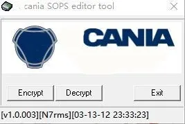 SOPS File Encryotor Decryptor Editor for Scania VCI 3 VCI3 SDP3 Diagnose Programming
SOPS File Encryotor Decryptor Editor for Scania VCI 3 VCI3 SDP3 Diagnose Programming