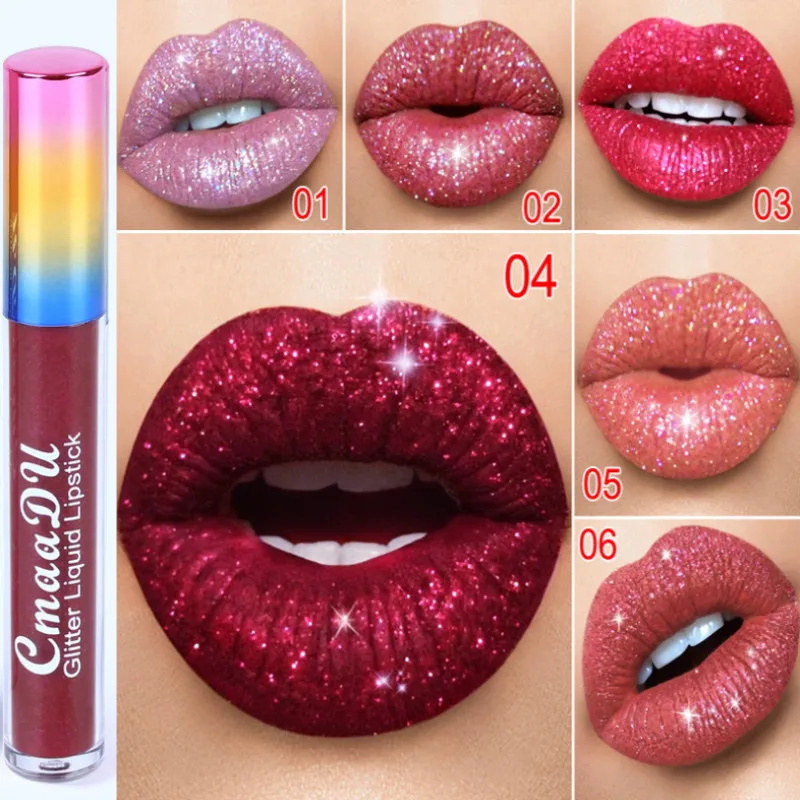 Glitter Lips Make Up Liquid Lipstick Waterproof Long Lasting Shimmer Red Lip Pink Women Lipsticks
Glitter Lips Make Up Liquid Lipstick Waterproof Long Lasting Shimmer Red Lip Pink Women Lipsticks