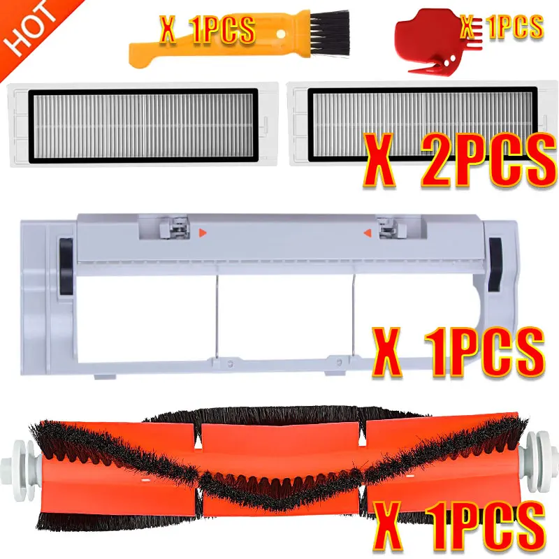 Xiaomi Robot Vacuum Cleaner 2 Roborock Spare Parts Kits Main Brush Side Brushes HEPA Filter for Mijia Roborock Vacuum
Xiaomi Robot Vacuum Cleaner 2 Roborock Spare Parts Kits Main Brush Side Brushes HEPA Filter for Mijia Roborock Vacuum