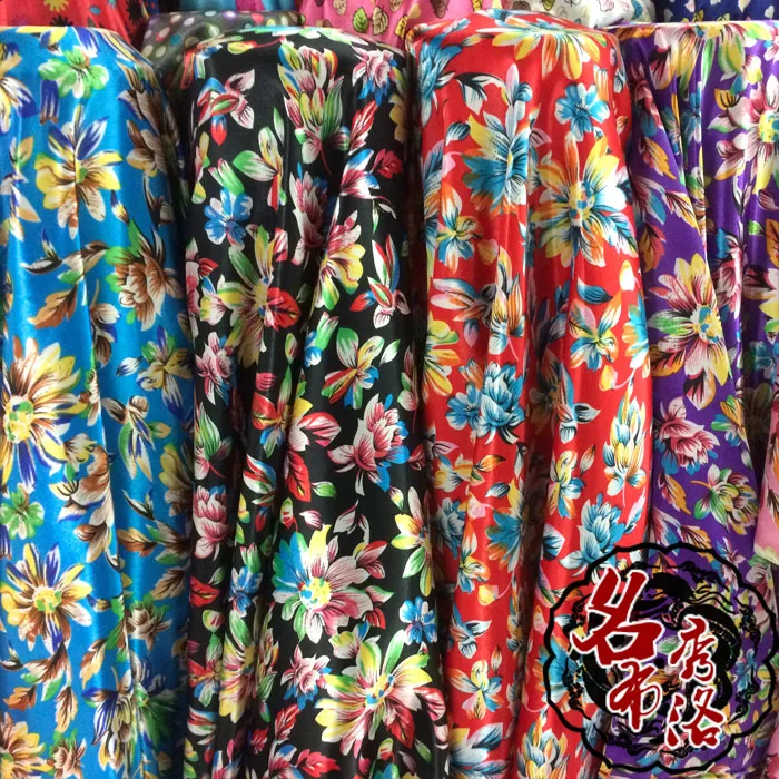Imitated Printed Satin Fabric Chrysanthemum Flower Pattern Cloth Dress Scarf COS Fabric 
Imitated Printed Satin Fabric Chrysanthemum Flower Pattern Cloth Dress Scarf COS Fabric