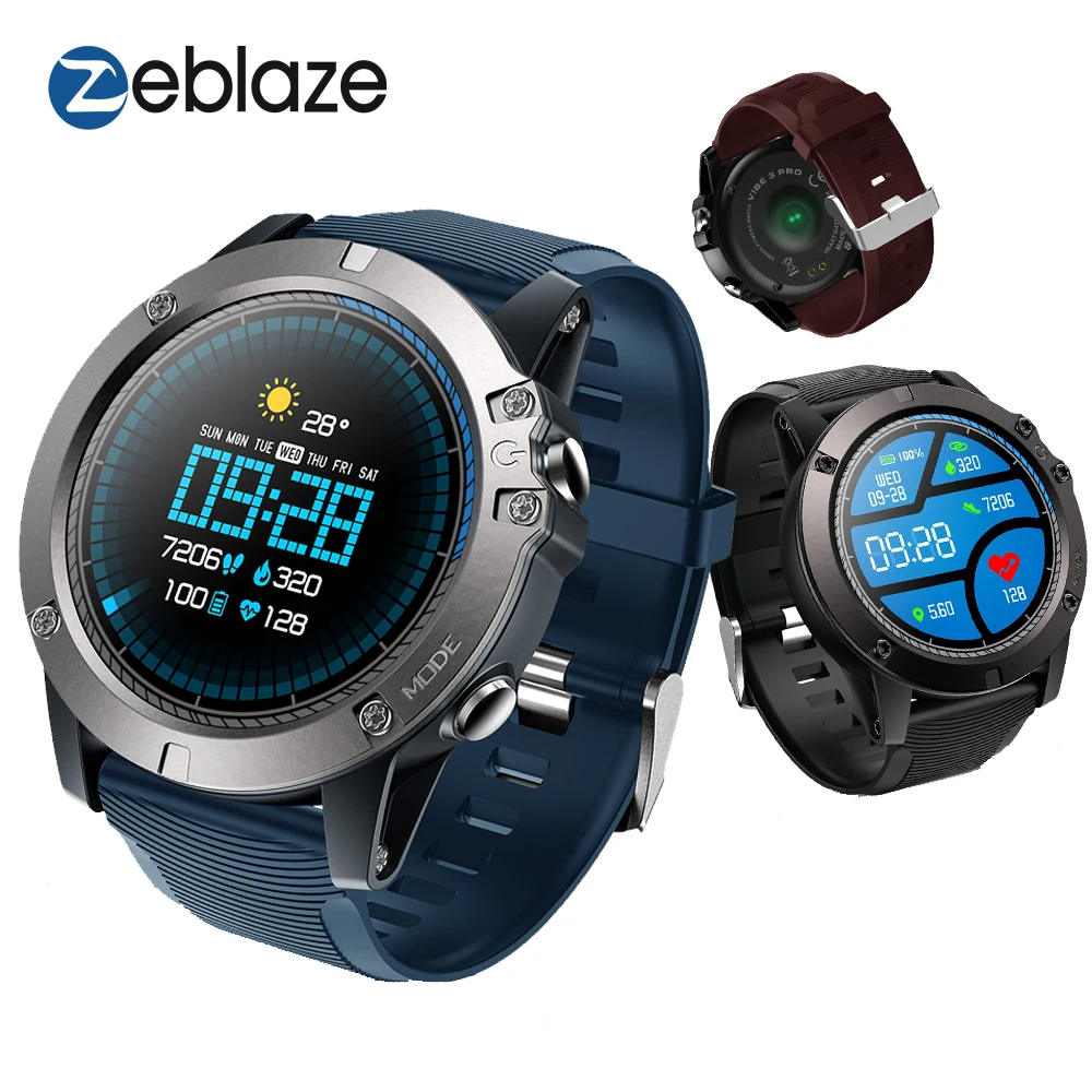 Zeblaze VIBE 3 PRO Sports Smart Watch Men Color Touch Display Heart Rate Monitor IP67 Waterproof Smartwatch For IOS Android
Zeblaze VIBE 3 PRO Sports Smart Watch Men Color Touch Display Heart Rate Monitor IP67 Waterproof Smartwatch For IOS Android
