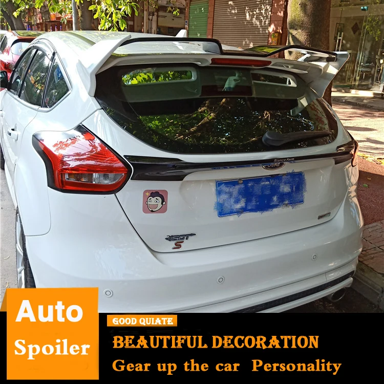 For Ford Focus Spoiler Hatchback ST High Quality ABS Material Car Rear Wing Primer Color Rear Spoiler Fit 2012/15/16/2017 Focus
For Ford Focus Spoiler Hatchback ST High Quality ABS Material Car Rear Wing Primer Color Rear Spoiler Fit 2012/15/16/2017 Focus