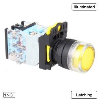 5 PCS Push button switch Flush button LED Latching OR Momentary Waterproof IP65 LA115-B5-11HFD-Y31
5 PCS Push button switch Flush button LED Latching OR Momentary Waterproof IP65 LA115-B5-11HFD-Y31
