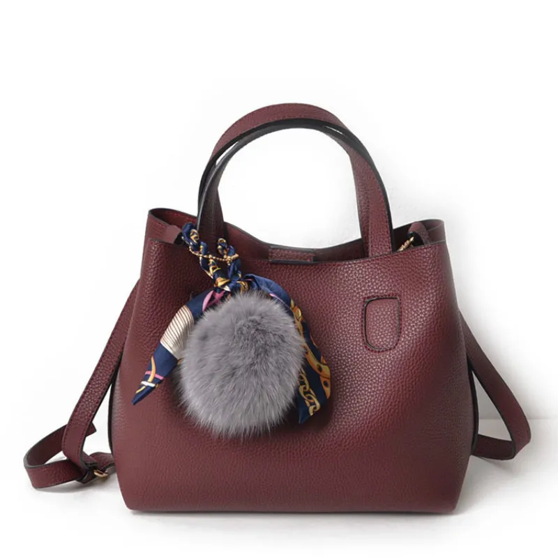 2019 new women's shoulder bag messenger bags set of 2 sets of luxury high-quality bucket handbag complimentary silk scarf ball
2019 new women's shoulder bag messenger bags set of 2 sets of luxury high-quality bucket handbag complimentary silk scarf ball