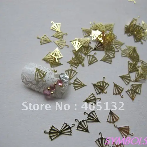 MS-154 Free Shipping Metal Gold Umbrella Nail Art Metal Sticker Nail Art Decoration Fancy Outlooking
MS-154 Free Shipping Metal Gold Umbrella Nail Art Metal Sticker Nail Art Decoration Fancy Outlooking