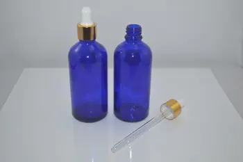 100pcs Lot 100ml Blue glass bottle with dropper cap for Light Sensitive Material Storage,Essential oil bottles, Gold caps
100pcs Lot 100ml Blue glass bottle with dropper cap for Light Sensitive Material Storage,Essential oil bottles, Gold caps